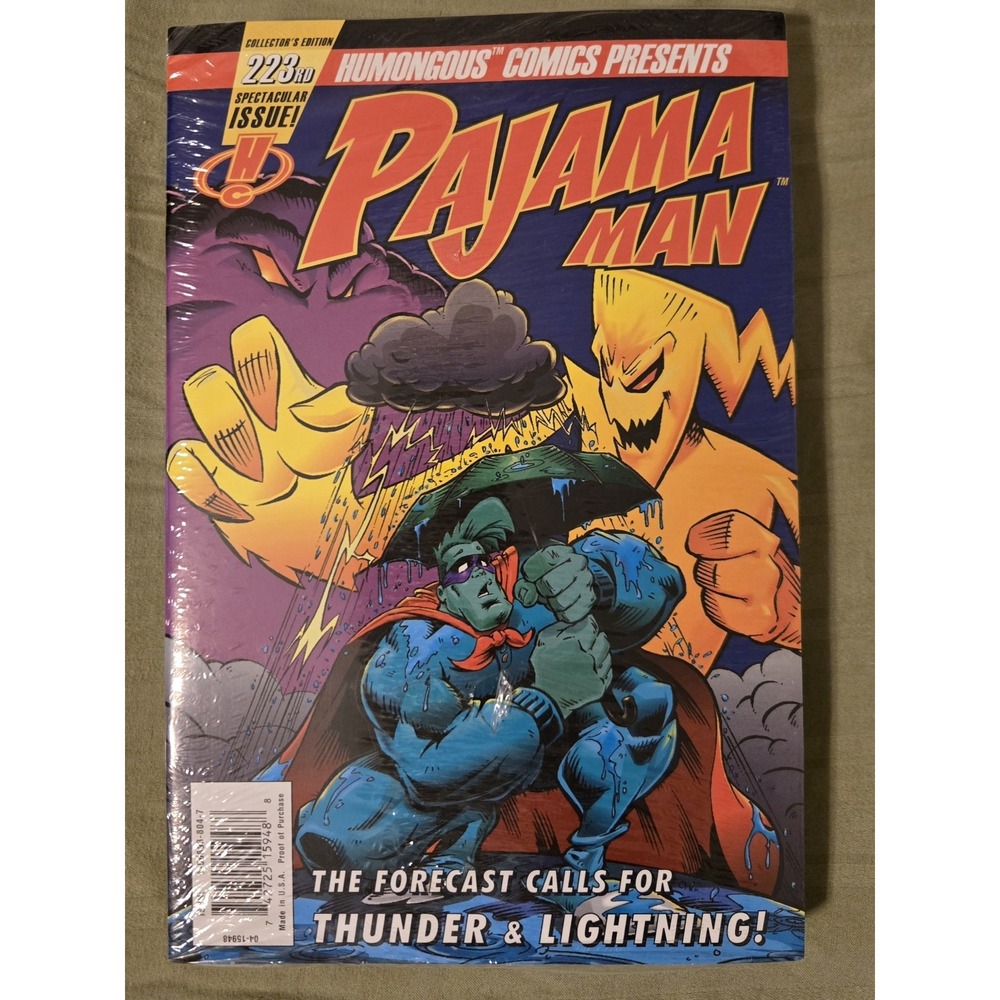 Vintage 1998 SEALED 10 Pack Bundle Pajama Man Comic Book Lot Of 10